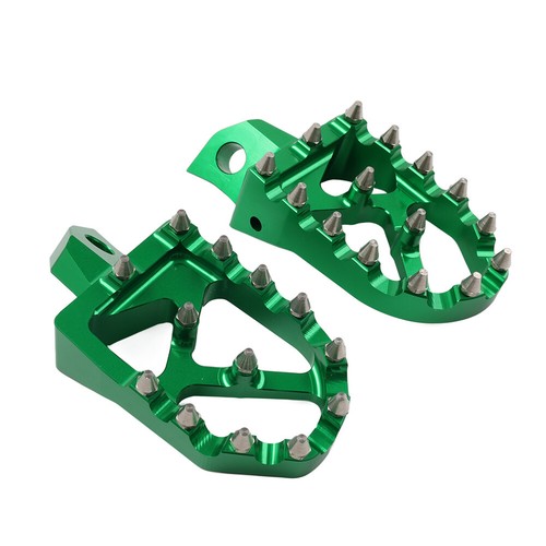 MX Style Foot Pegs Pedal For Kawasaki KDX200 250 KDX220R 200R KX125 KX250 KX 500 - Picture 3 of 11