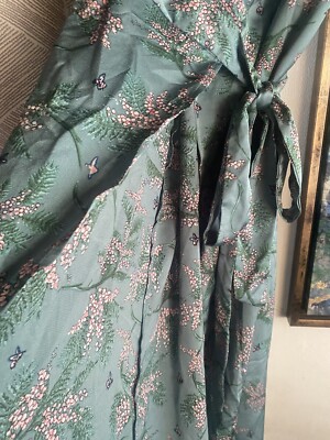 green emerald velvet dress Petal and Pup Women's Nova Wrap Knit Midi Dress main image 1