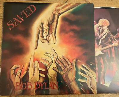 Bob Dylan - Saved LP  UK 1st press 1980 UNPLAYED ARCHIV UNGESPIELT !!!!!!!!!