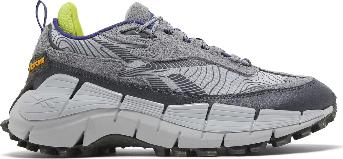 Reebok Zig‎ Kinetica 2.5 Edge GX6832 Mens 10.5 Running Shoes Gray Lime Sneaker Reebok Zig Kinetica 2.5 Edge Grey Lime for Sale  main image 4