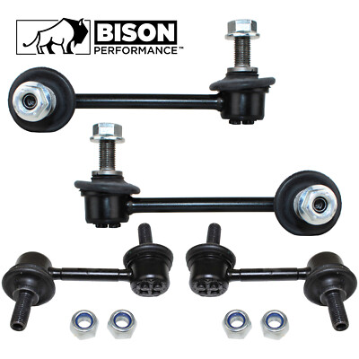 Bison Performance 4pc Front Rear Sway Bar Link TieRod Kit For Accord Hybrid 2005