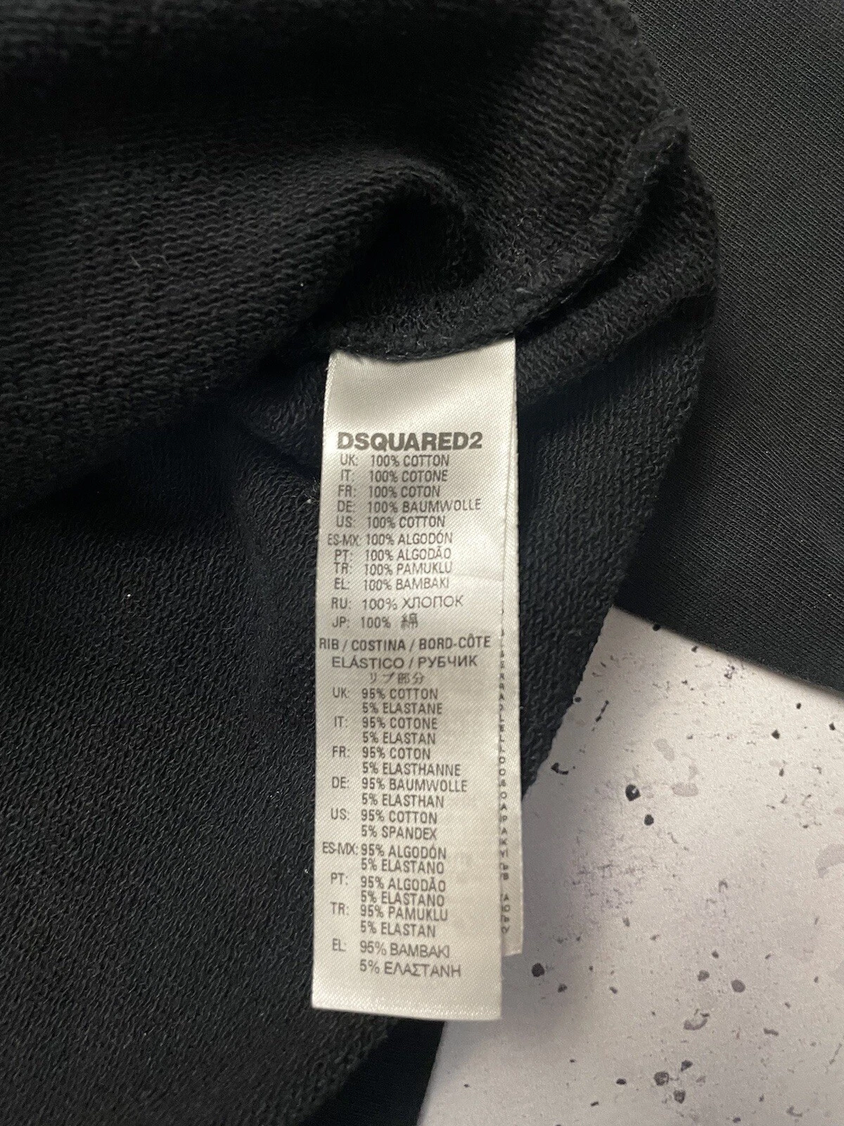 Rara felpa DSQUARED2 ICON grande logo ragazzo bambino taglia 14 anni