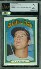 1972 TOPPS LOA # 321 JOE LAHOUD PROOF BGS 9 MAC SOLO FINEST GRADE $350 CARD *