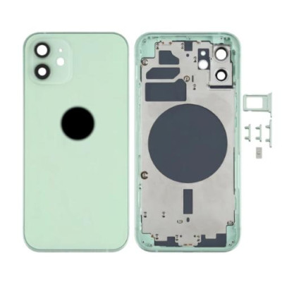 Smartex® Scocca Posteriore in Vetro + Telaio Compatibile con iPhone X | Back Cover + Frame