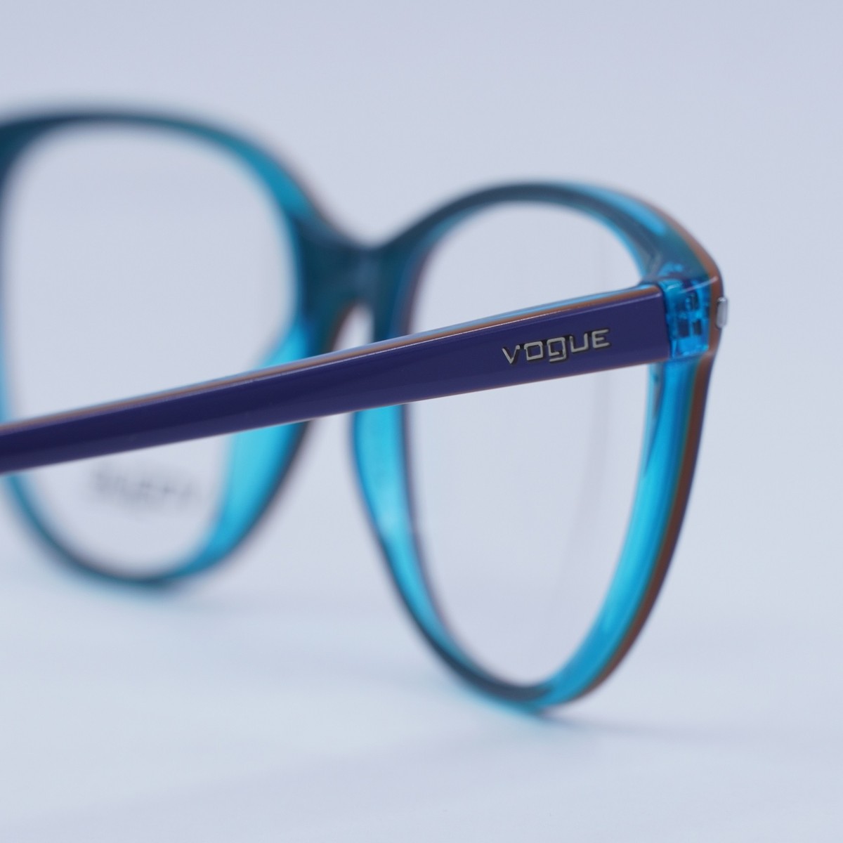 Vogue VO2937 2278 Eyeglasses - Bluette/Orange/Azure Frame 51mm Eyeglasses Vogue Eyewear VO2787 | Free Shipping | Glasses.com® main image 2