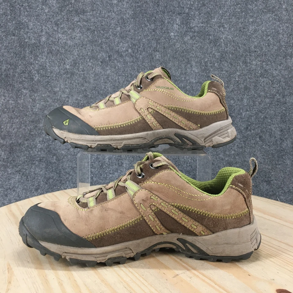 Vasque Shoes Womens 10 M Jules Low Top Trail Sneakers Lace Up Beige Leather - Image 2 of 4