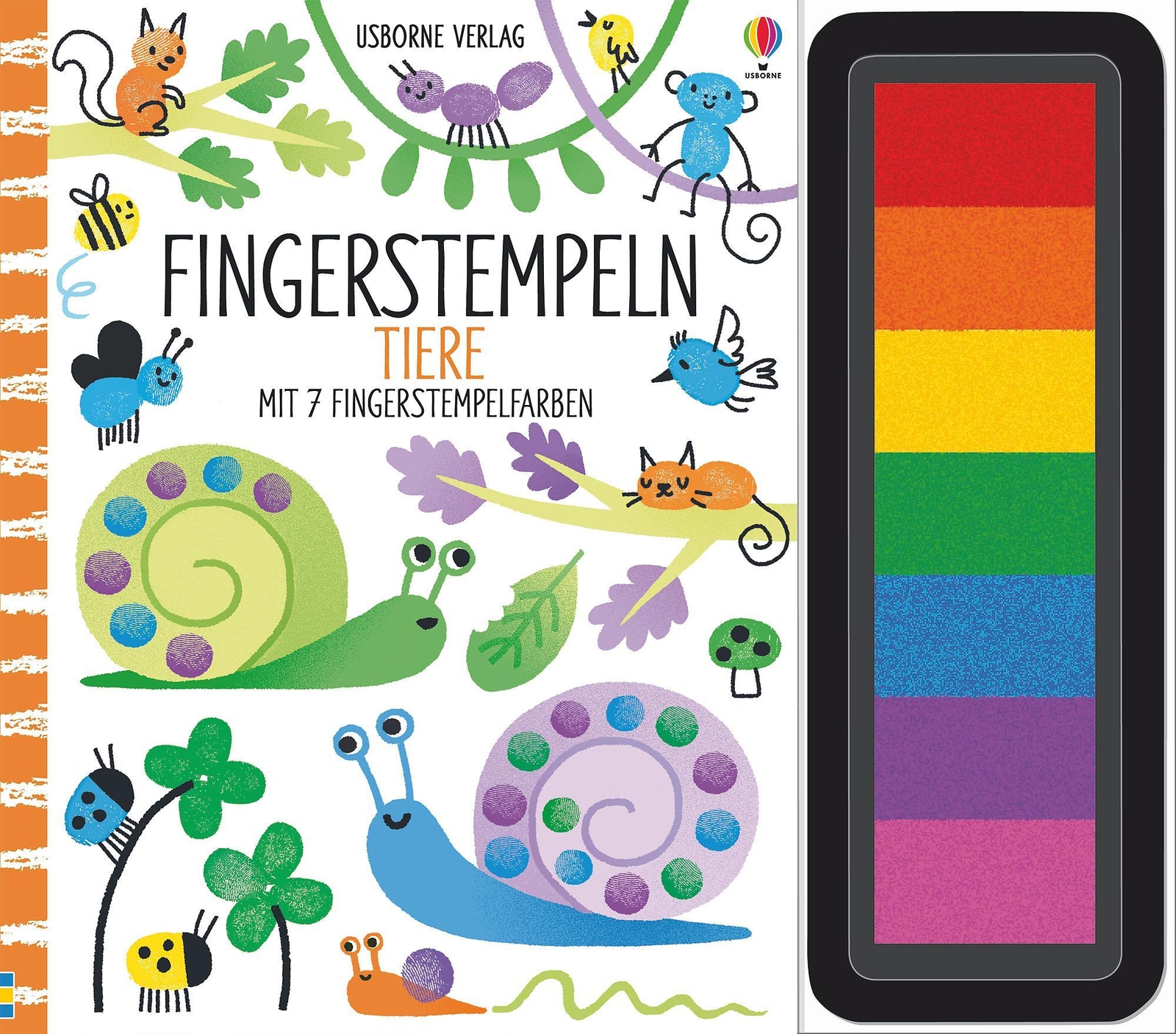 Thumbnail - Fingerstempeln: Tiere - Fiona Watt - 9781782324652