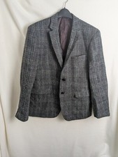 Harris Tweed TU genuine premium jacket size 44s pure new wool hand woven