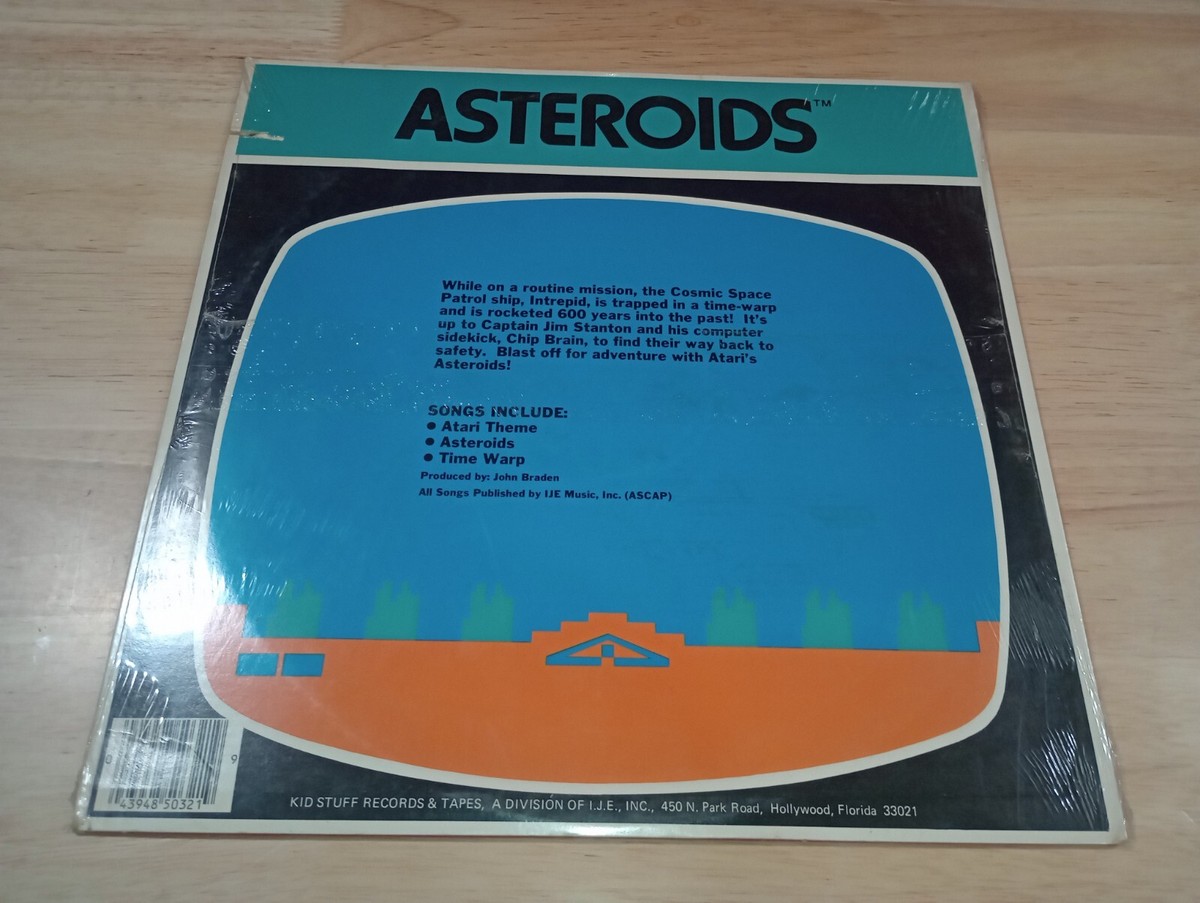 Brand New Asteroids 1982 Atari Vinyl Record LP Album KSS-5032 Kid