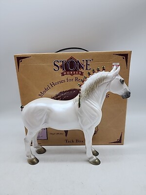 Stone Horses, Holidays 1999, Glossy Standing Drafter, Clydesdale, In Box