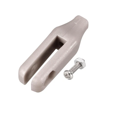 Pack of 5 Grey Nylon Clevis M2 23mm Length 23mm x 6mm x 7.5mm with Nut Screw - - Picture 3 of 3
