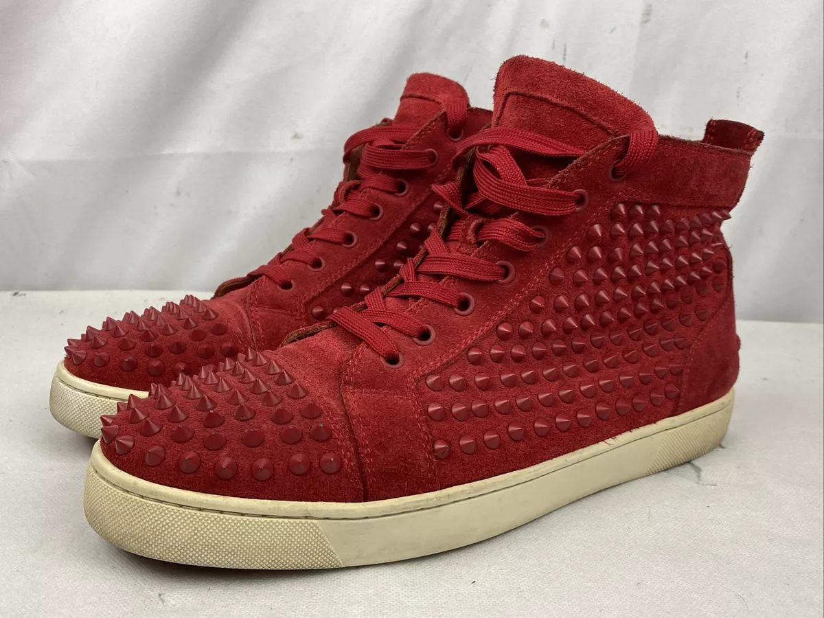 Christian Louboutin Louis Allover Spikes High Top Sneaker (Men)