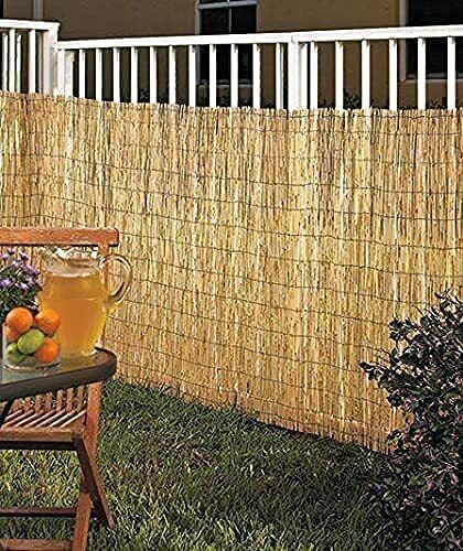 Natural Split Reed Fence Hand-Woven 5M Screening Outdoor Garden Privacy 4 Sizes - Picture 6 of 8