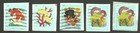 US #5367-70 missing color and denomination, complete set of 4 used — photo 1