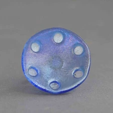 Statement Ring-Cocktail Ring-Fused Iridescent Glass-Handmade in USA