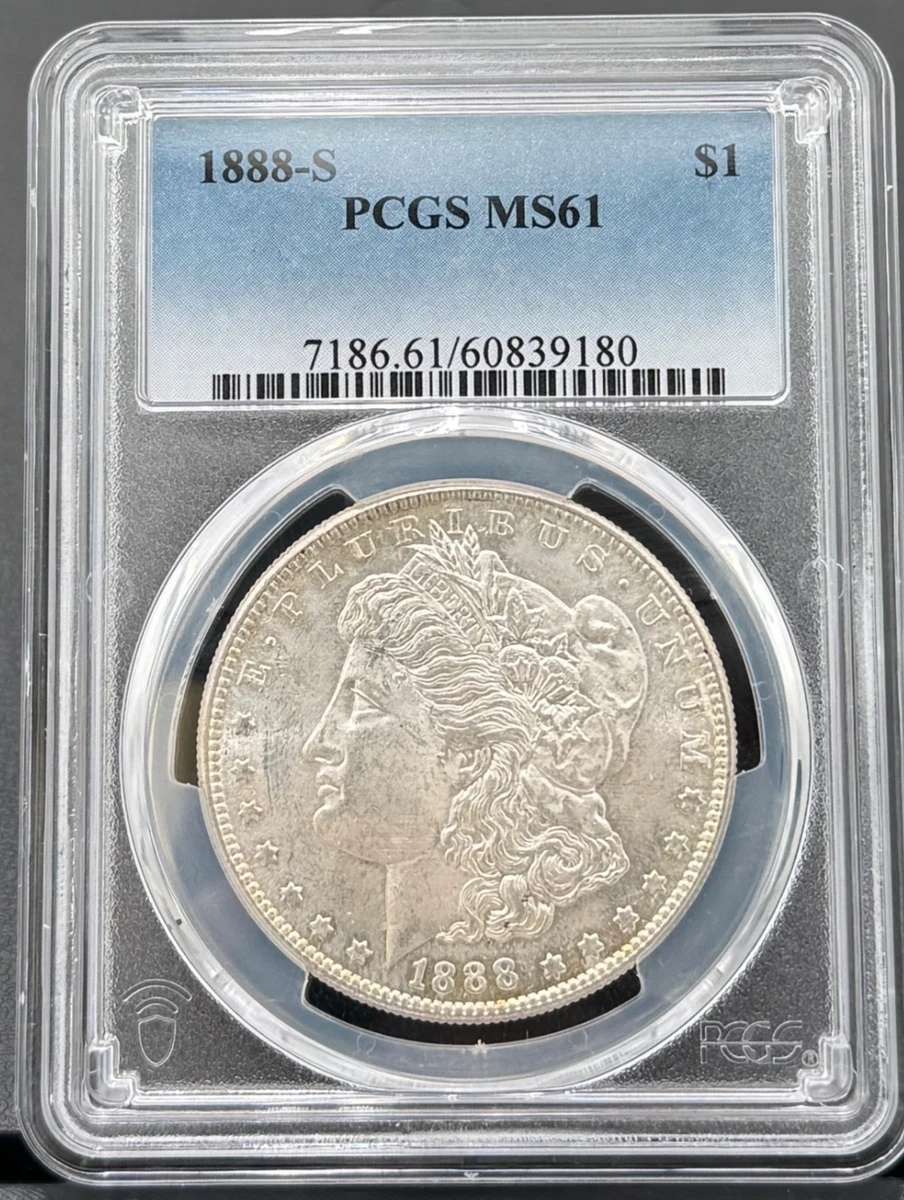 MS 61 Graded 1888 Year Morgan US Dollars (1878-1921) for sale | eBay