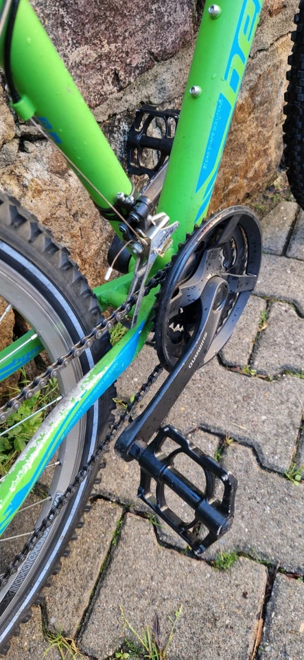 Bergamond Vitrex Mountainbike 26 Zoll in Blau-Grün, Perfekt für Einsteiger - Bild 4 von 4