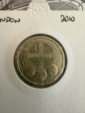 2010 Cities London Circulated Coin One Pound Elizabeth II Great Britain