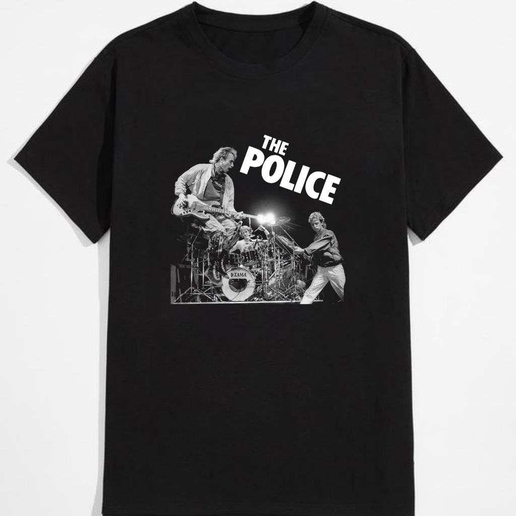 Vintage The Police Tour Shirt Black Unisex S–4XL