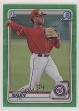 2020 Bowman Draft Chrome Green Refractor 70/99 Sammy Infante #BD-48 09we