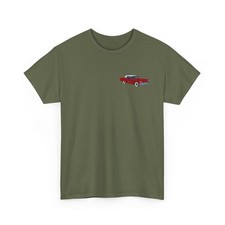 1959 Ford Thunderbird Front Back Printed T-shirt