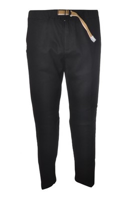 White Sand Herren Hose gerades Bein schwarz Größe 50