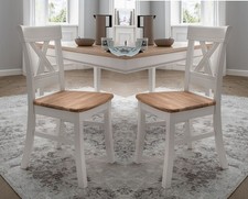 Stuhlset 2er Set Massivholz Kiefer & Eiche massiv NEU OVP!!!
