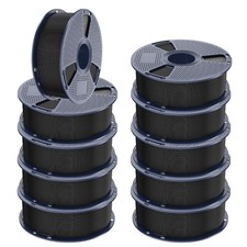 SUNLU 10KG Black PLA 3D Printer Filament 1.75mm PLA Black For FDM 3D Printers