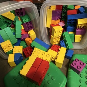 Lego Quatro - Two 5357 Buckets Of Building Blocks