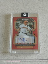 2022 Panini Prizm Draft Picks Red Disco Autograph Drew Gilbert #PDP28 /99