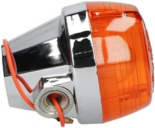 Moto Guzzi Blinker rund, chrom mit Glühlampe...
