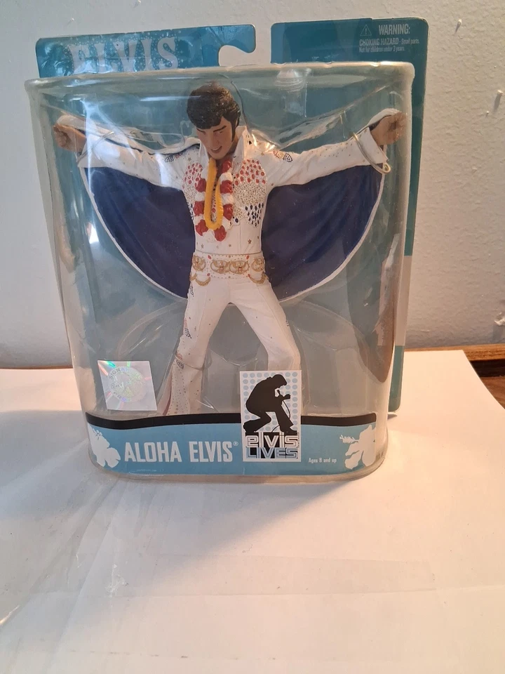 7-дюймовая экшн-фигурка Алоха Элвиса гавайская концертная музыка игрушки McFarlane 2008 НОВАЯ - Изображение 2 из 4