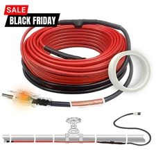 MAXKOSKO 120V Heat Tape for Water Pipes Freeze Protection, Constant Wattage