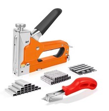 Staple Gun Heavy Duty with 3000 Staples 3 in 1 Cable Stapler for Wood Upholstery 0.0029 per staple