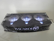 Rare Bacardi Bat LED Lighted Bottle Display BRAND NEW