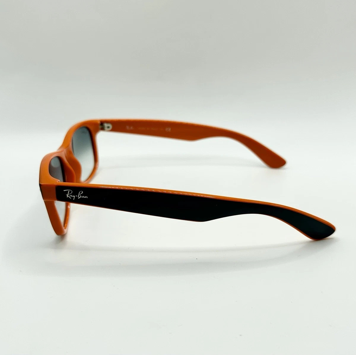 Ray Ban RB2132 NEW WAYFARER - Orange / Blau - Größe 52/18 - Inklusive Etui