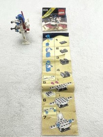 Vintage Lego 6828 Space Twin Winged Spoiler Complete Kit W/Instructions