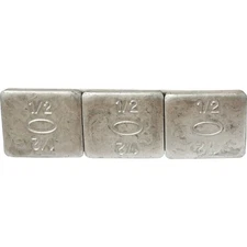 Plombco 420FE-CW Steel Adhesive Wheel Weight 0.50 oz. 3/4" - 640 Pieces