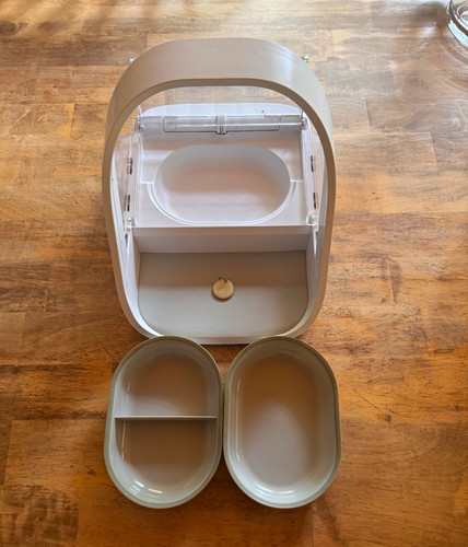 SureFeed MPF001 Microchip-Controlled Automatic Pet Feeder Gray w/ 2 Bowls
