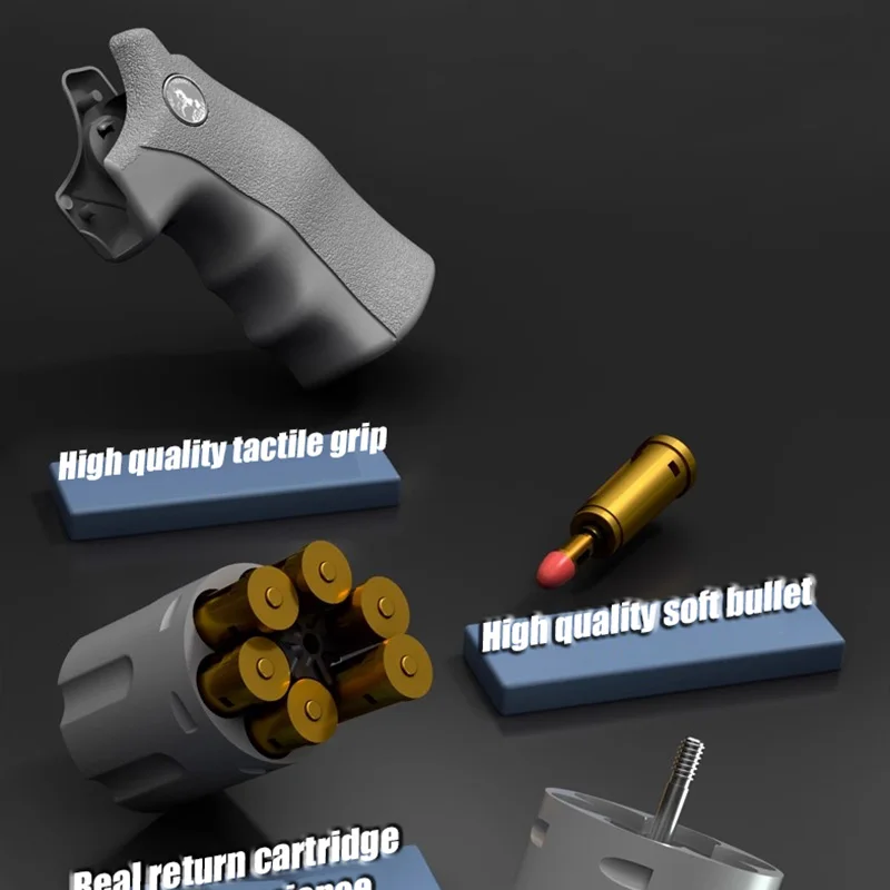 ZP5 357 Revolver Soft Bullet Toy Gun for Kids Adults – Outdoor CS