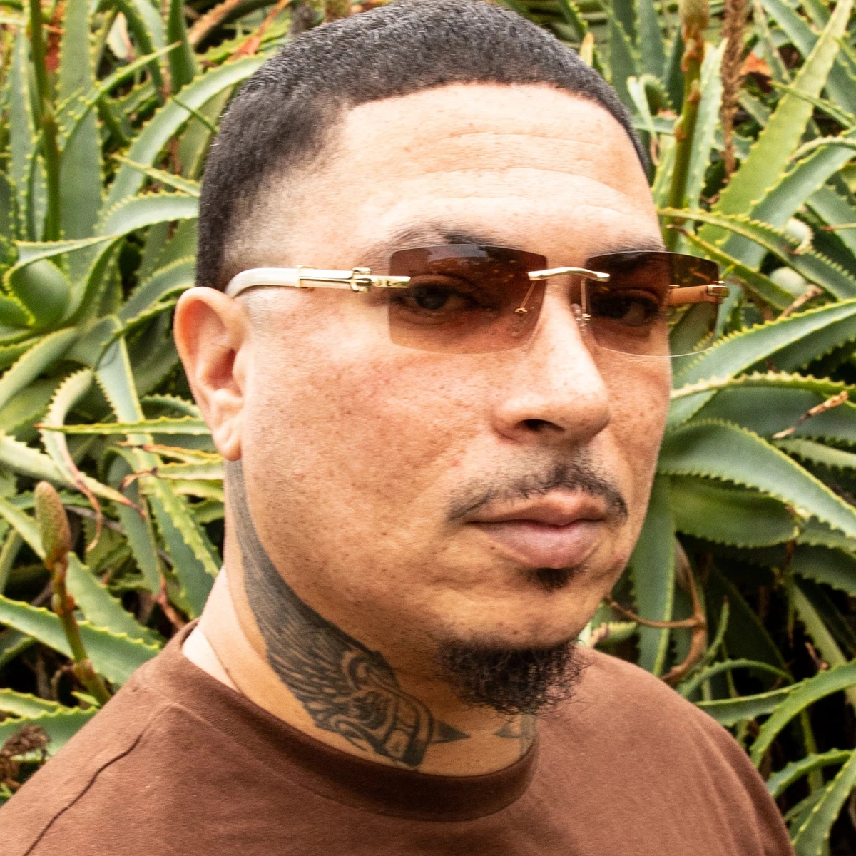 White Brown Sunglasses for Men for sale | eBay display picture 1