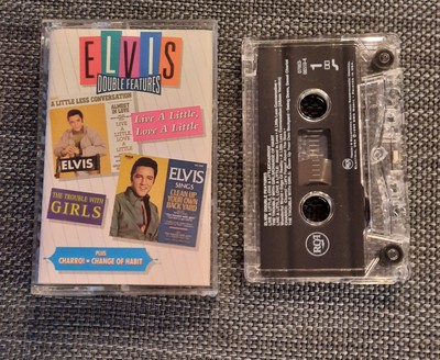 ELVIS BMG MUSIKKASSETTE ! DOUBLE FEATURE ! LIVE A LITTLE,  LOVE A LITTLE 