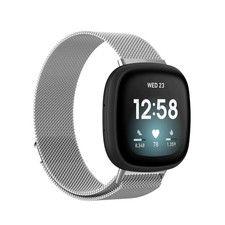 For Fitbit Versa 4 3 2 Sense  Stainless Steel Metal Bracelet Watch Band Strap