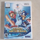 SEGA Mario & Sonic Olympic Winter Games Nintendo Wii Multiplayer Manual E 2009