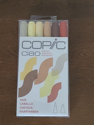 Too Copic Ciao Alcohol Ink Markers, 6 Pack Set