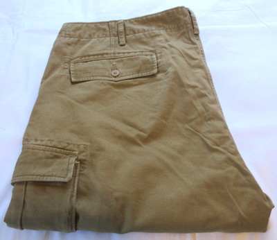 Levi's Ace Cargos  100% Cotton Khaki Men's  Pants Size 34 X 29
