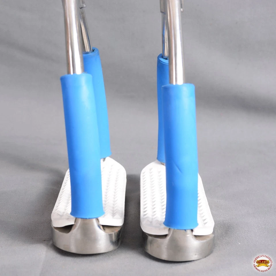 Almohadilla de goma de acero inoxidable inclinada Hilason Western de 3 pulgadas para cuello Foto 3 de 4