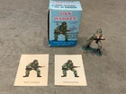Vtg Marx Warriors Of The World US Combat Soldier Dan Warner W/Box & 2 Cards