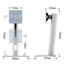 Multifunctional lifting and rotating vertical screen computer monitor stand t
