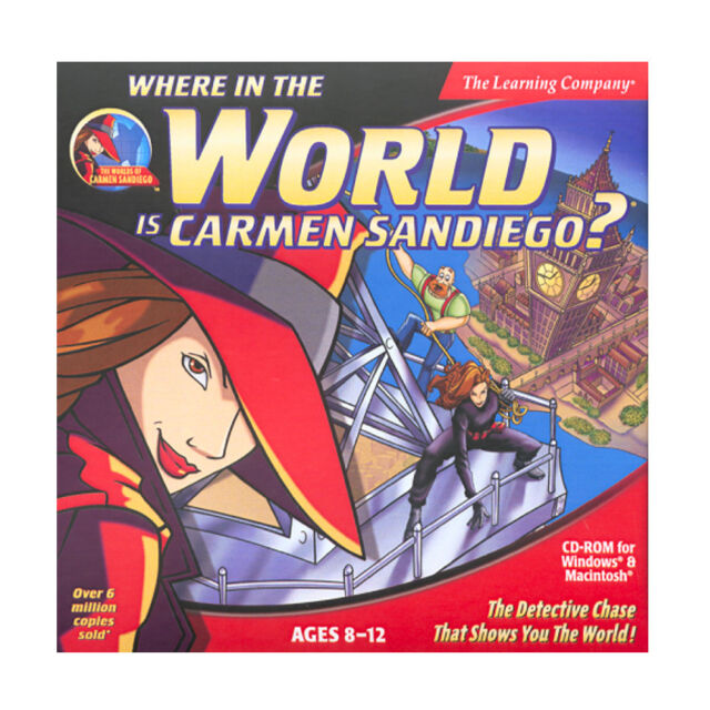 Where in the World is Carmen Sandiego? - PC - Educational Game Disc